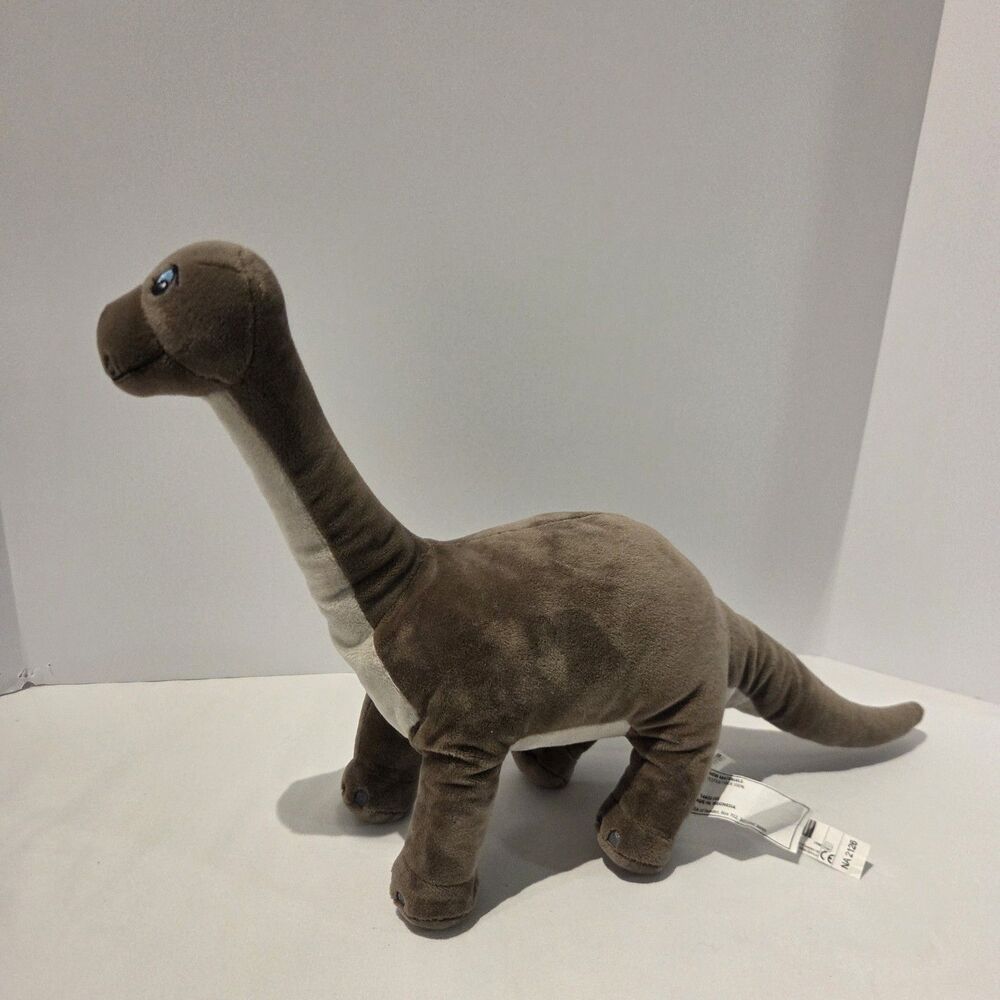 Retired IKEA Jattelik Brontosaurus Dinosaur Plush Stuffed 14" Tall 23” Long